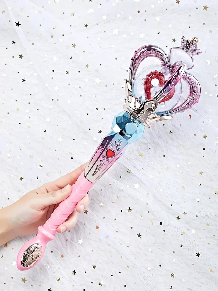 Big Size Magic Wand Fairy Wand Electric Toys With Sound Light Pretend Toy Role-playing Props Halloween Christmas Gift For Girls