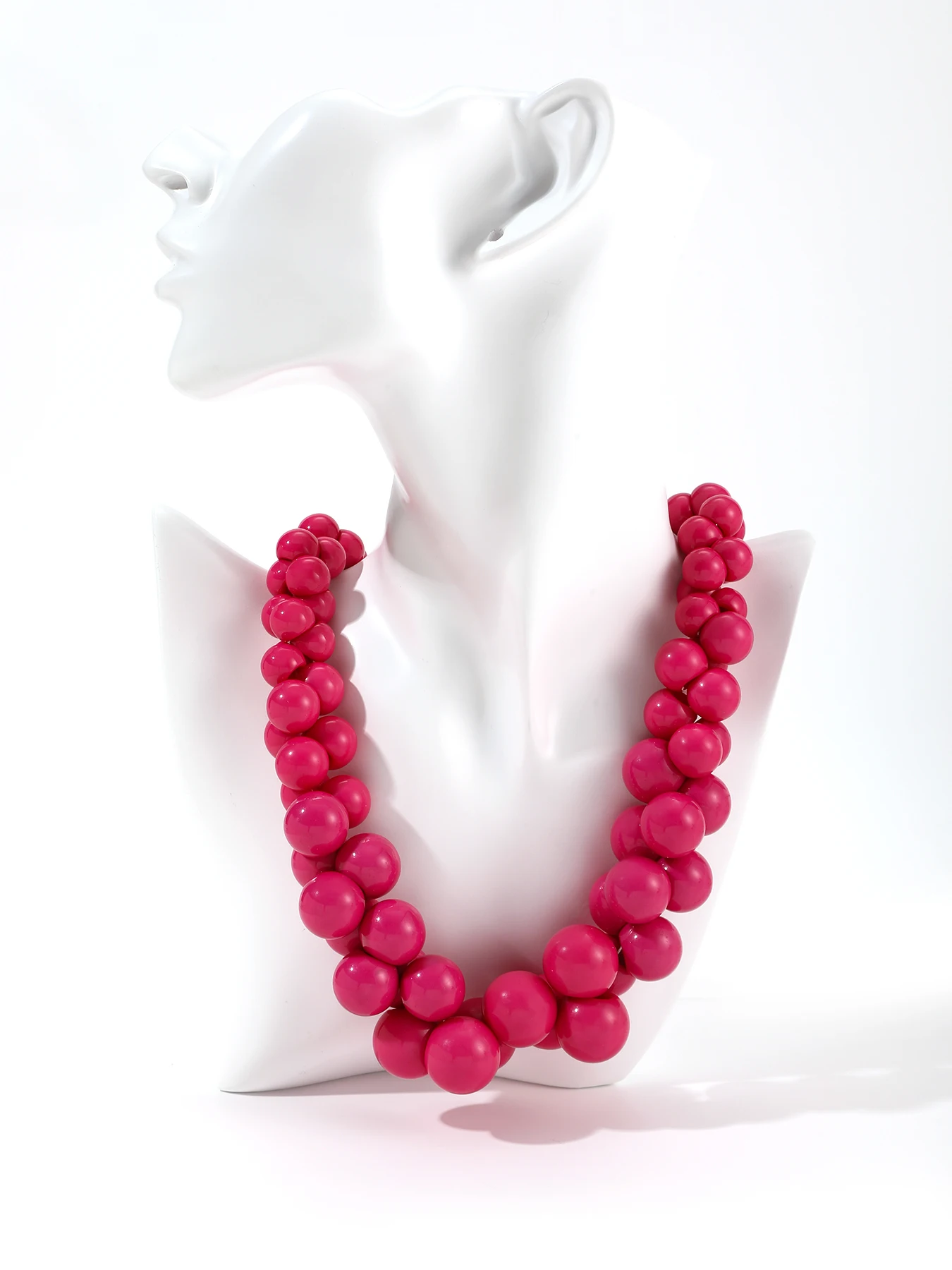 Colorful Mixed Size Beads Necklace Fashion Jewelry Ladies Party Necessary