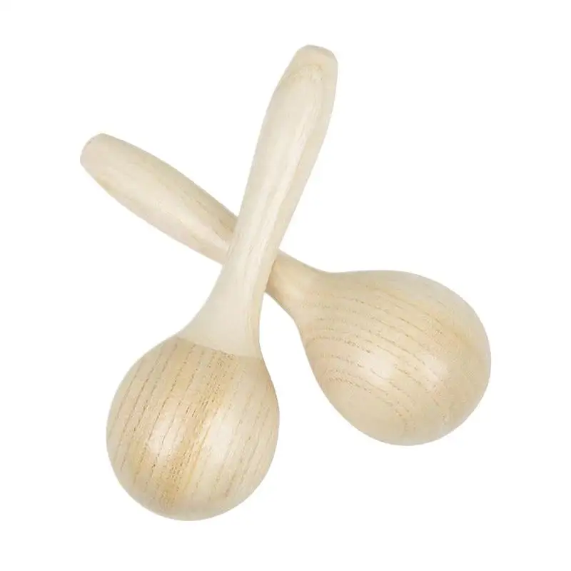 Wooden Maraca Instrument for Kids Enhancing Musical Percussion Skills