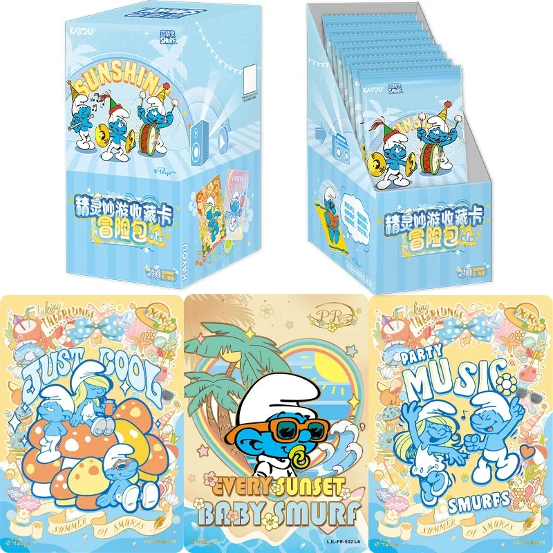 

KAYOU Genuine Smurf Card Sprite Marvelous Series Adventure Pack XR ‌ Ограниченная серия анимационных коллекционных карточек, игрушек, подарков