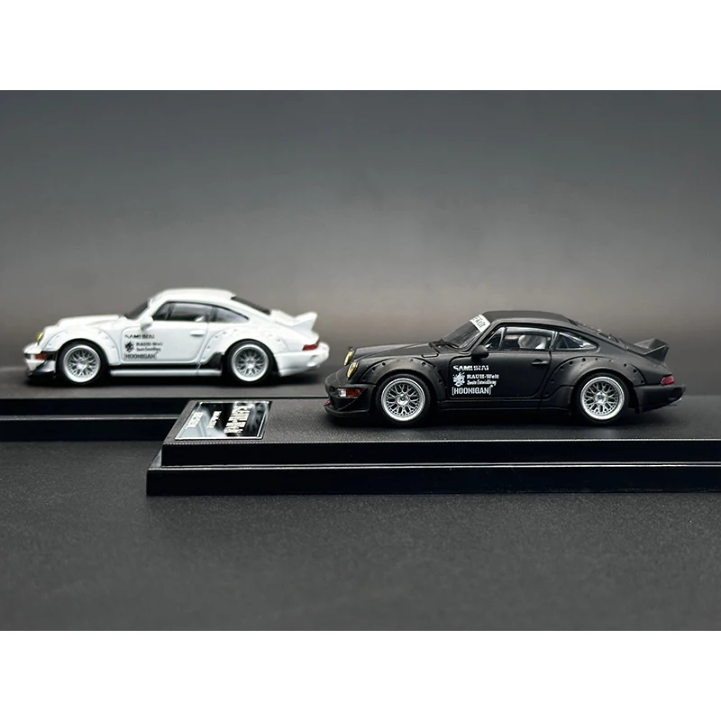 MINIStation 1:64 RWB 964 Ducktail SAMURAI Diecast Diorama Car Model Collection Toys