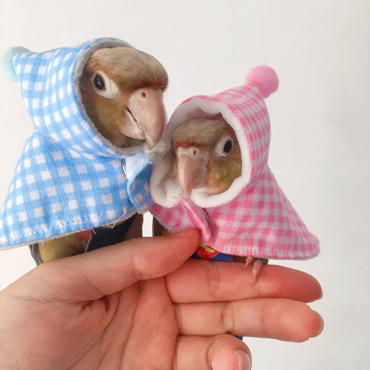 E9 Cute bird clothes, bird cape, thick bird jacket, bird diaper, parrot dress, tiger pattern peony suspender diaper flight suit view 3