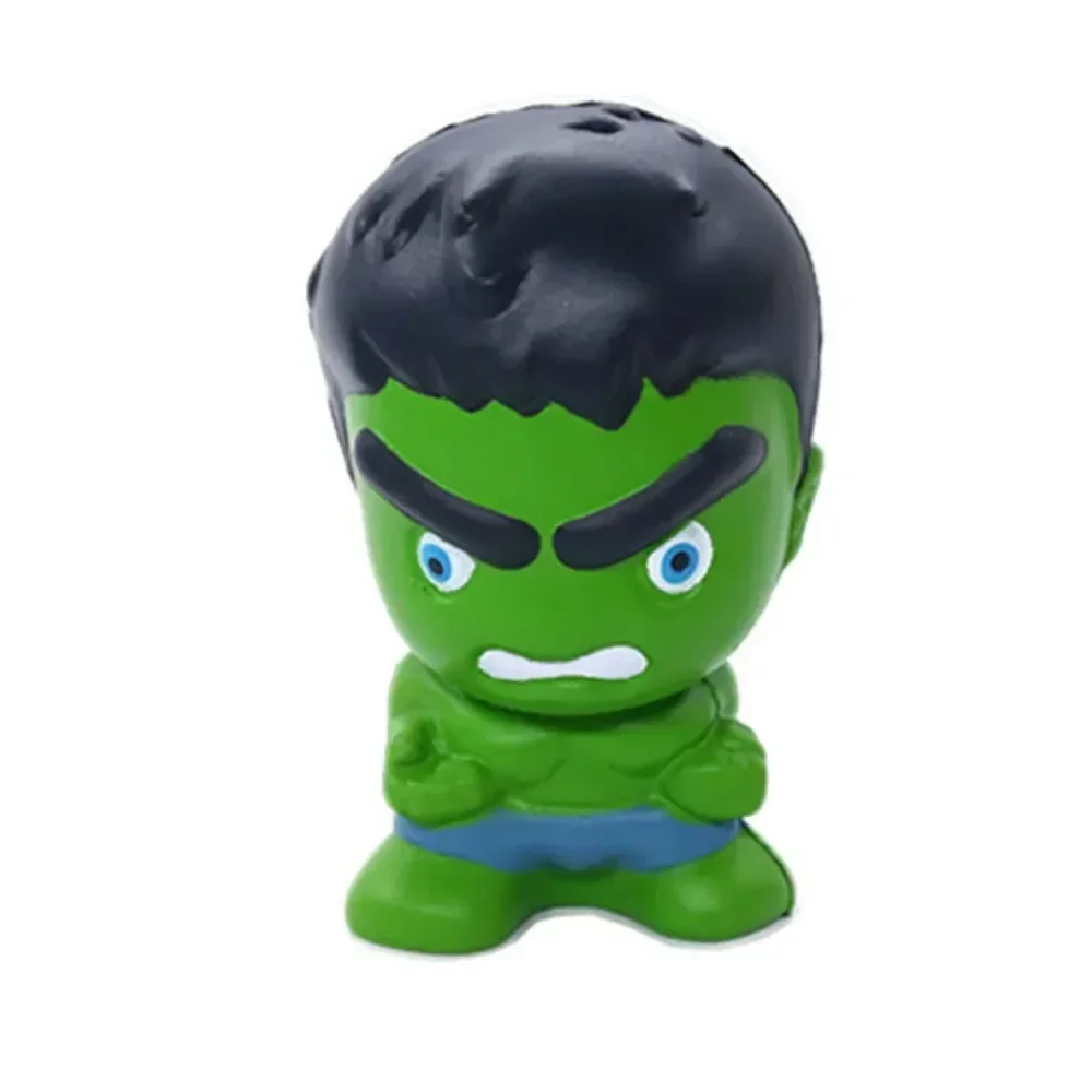 SpiderMan Stress Relief Toy Doll Spider-Man Hulk Iron Man Hand Squeeze PU Stress Relief Toy Children's Birthday Gift