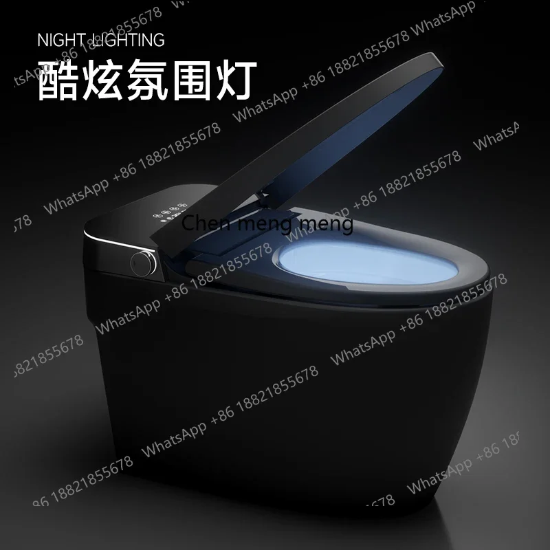 

Z189 Household fully automatic one-piece firing all black gun gray built-in foam shield instant toilet