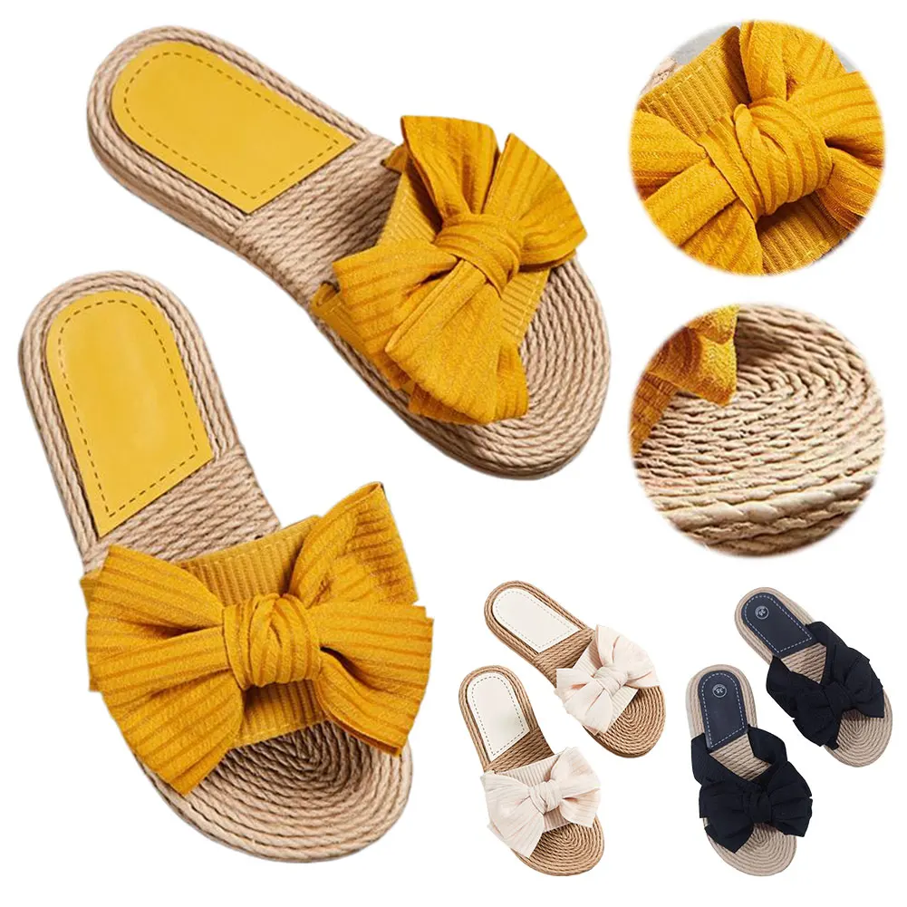 

Women Open Toe Flat Sandals Boho Beach Sandals Slip-on House Shoes Outdoor Sandals for Women Indoor and Outdoor