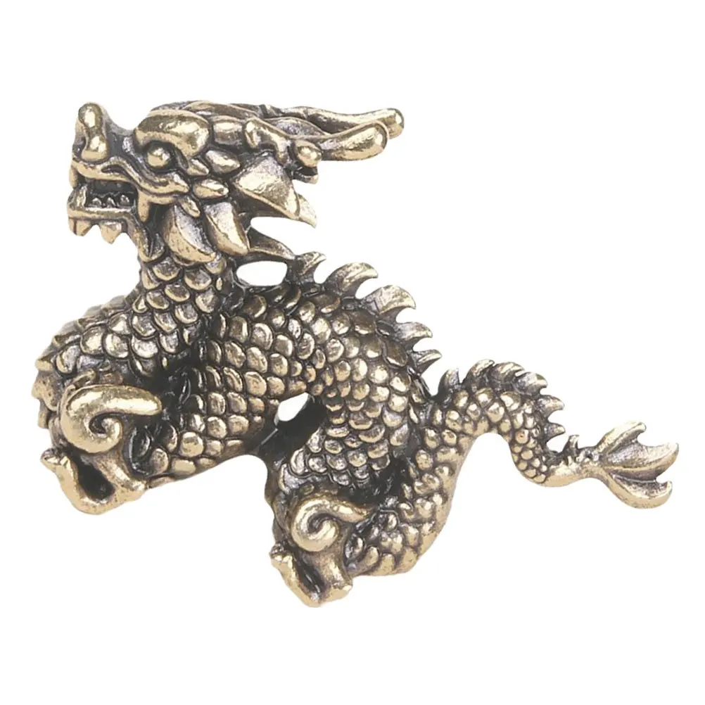 

Statue Dragon Small Zodiac Chinese Dragon Decor Animal Vintage Desktop Decor For Office Home Table Accessory