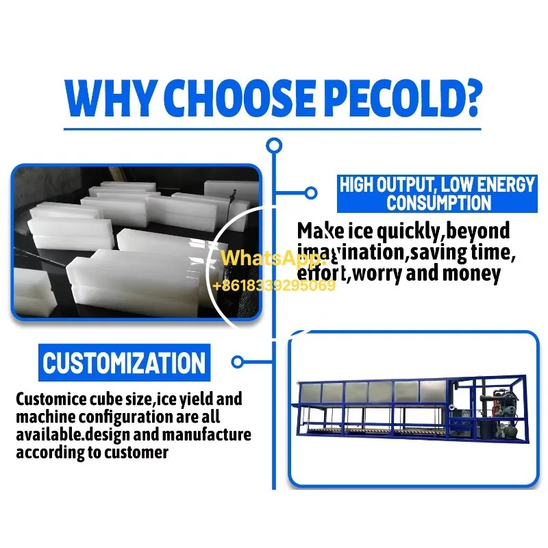 인도산 고품질 저가 상업용 5kg 블록 제조기 직접 냉동 아이스 블록 제조기