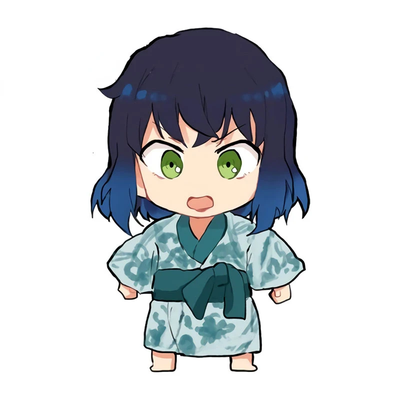 الكرتون الشارات ل شيطان القاتل سيارة ملصق أنيمي مقاوم للماء دراجة نارية Campervan جذع ويندوز الشارات اكسسوارات السيارات ديكور