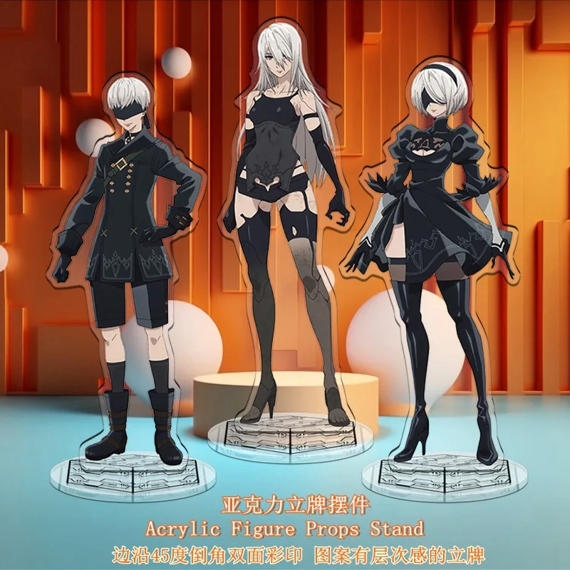 15cm/20cm Anime NieR:Automata Ver1.1a 2 Acrylic Stand 2B Figure 2A Statue 9s Doll YoRHa No. 2 Type B Figur Toys Desk Ornament