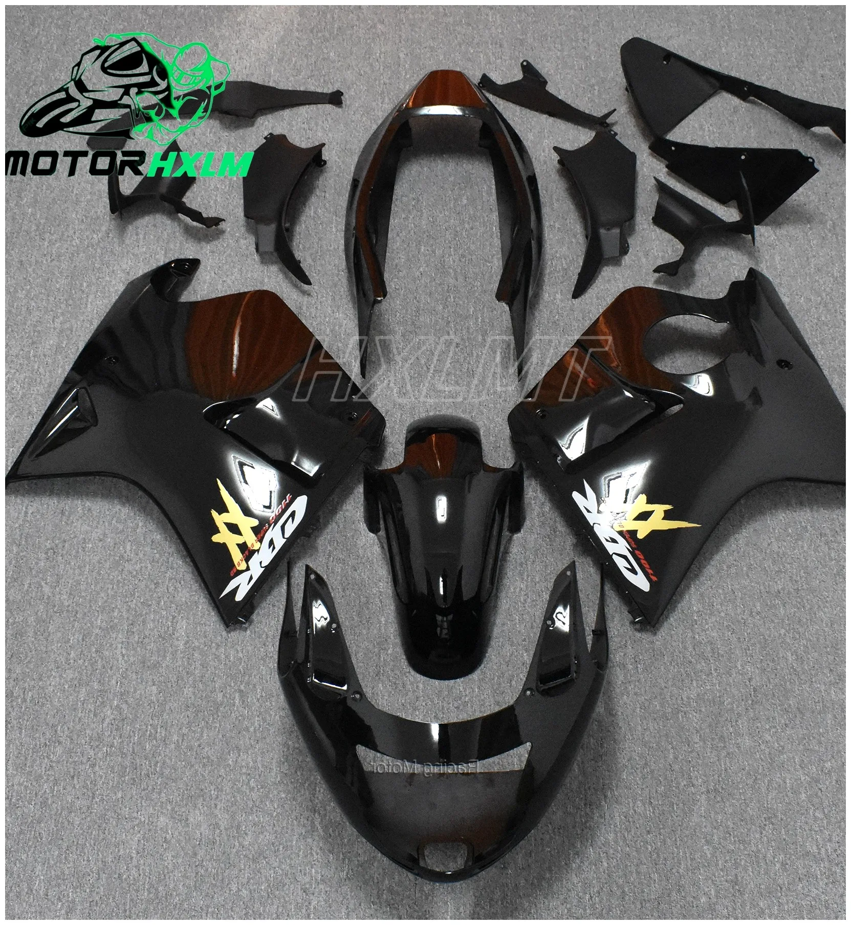 NEW Motorcycle Fairings for Honda Cbr1100XX CBR 1100 XX 1998 CBR1100 Bodywork 1996 - 2005 BLACKBIRD 1998 full fairing black | Ra