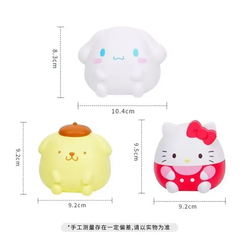 Sanrio Hello Kitty Stress Relieving Toys Cute Cartoon Kuromi Cinnamoroll My Melody Doll Fashion Children Toys Kids  Holiday Gift