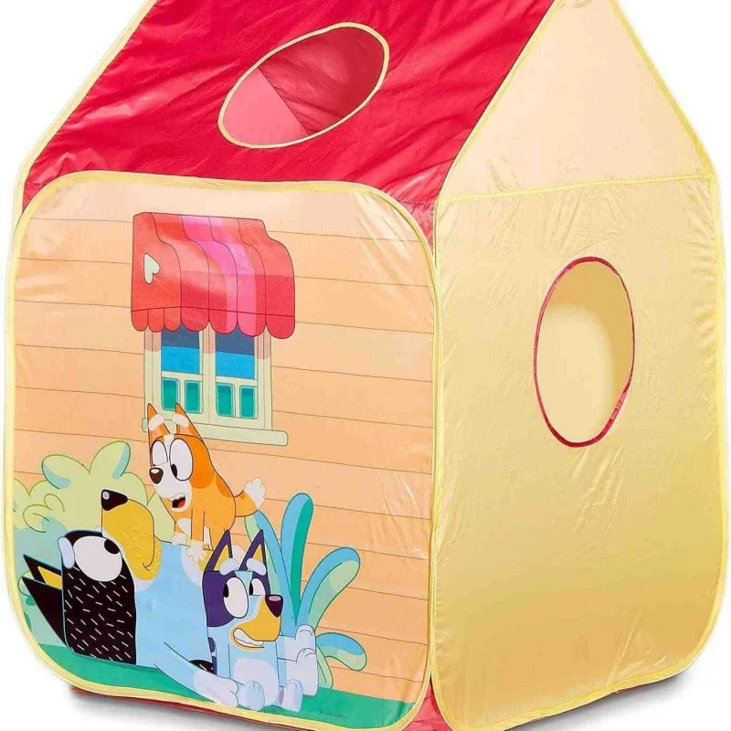 

Bluey Talking Plush Outdoor Children's Tent New Cross-Border Product Soft cuddly toy Family Dog Theme Kids Play Area