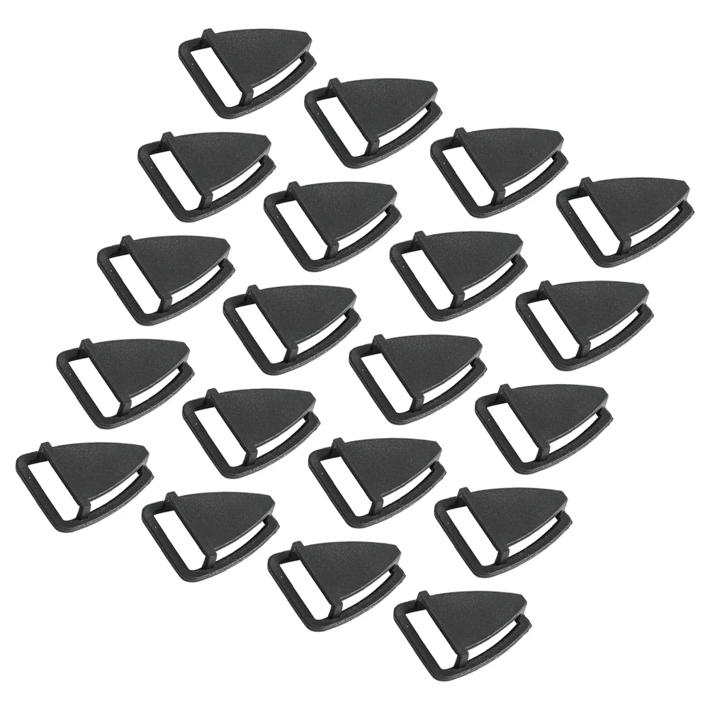 100 Pcs Accessories Safety Replacement Buckles Clip Construction Hat Attachment Helmets Chin Strap Triangle Motorcycle