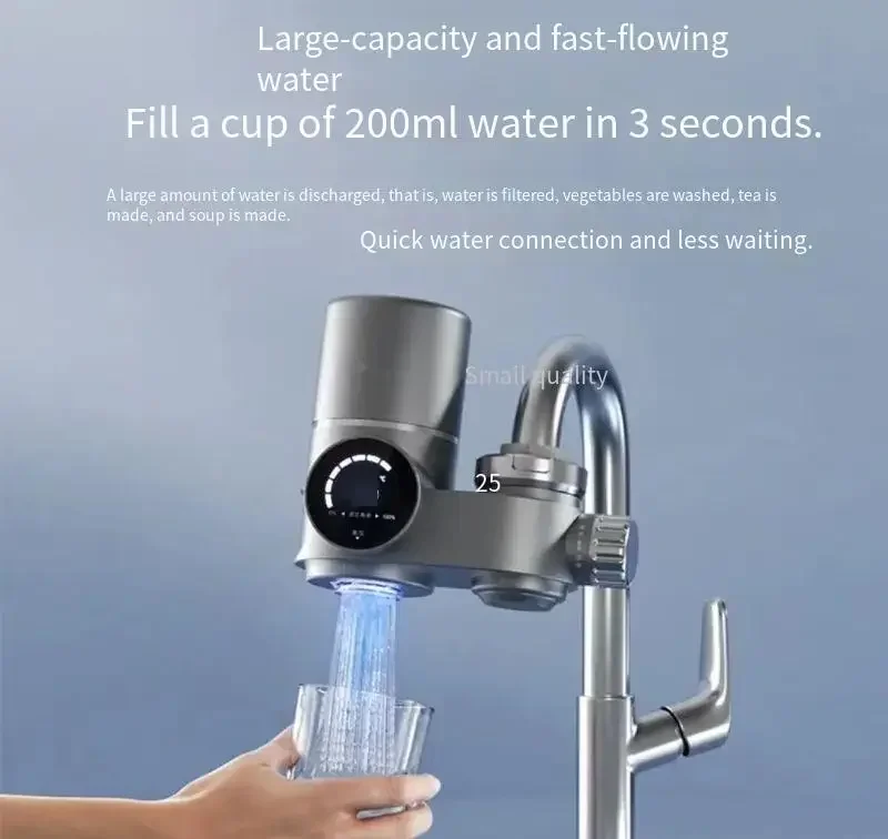 Youpin Water-power Faucet Water Purifier with Ultraviolet  8-stage Fine Filtration Heating Faucet Water Filter Drinking Water