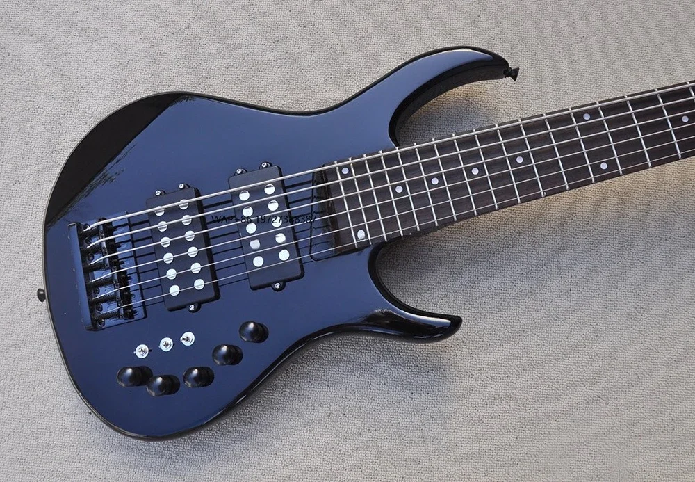 Musical Instruments Bass Guitar 6 Strings Electric Bass Guitar Rosewood Fretboard Bass