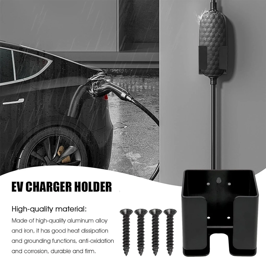 

ABS Vehicle Plug Holster Holder Box Holder Charging Box Holder EV Cable Box With Screws Eco-friendly