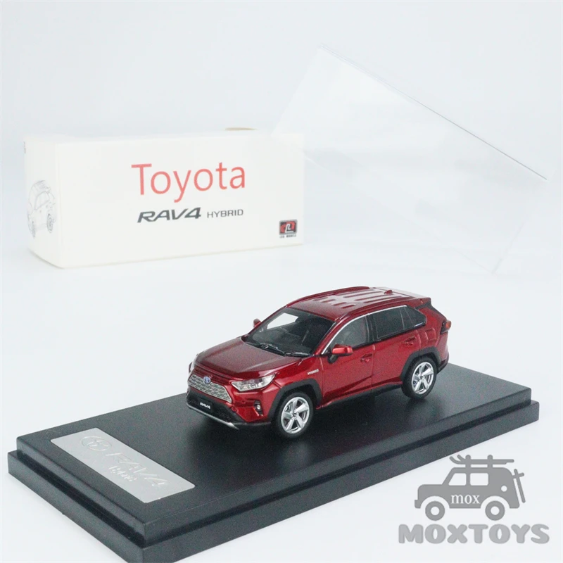 LCD 1:64 RAV4 Hybrid Metallic grey Blue Grey White Black Diecast Model Car