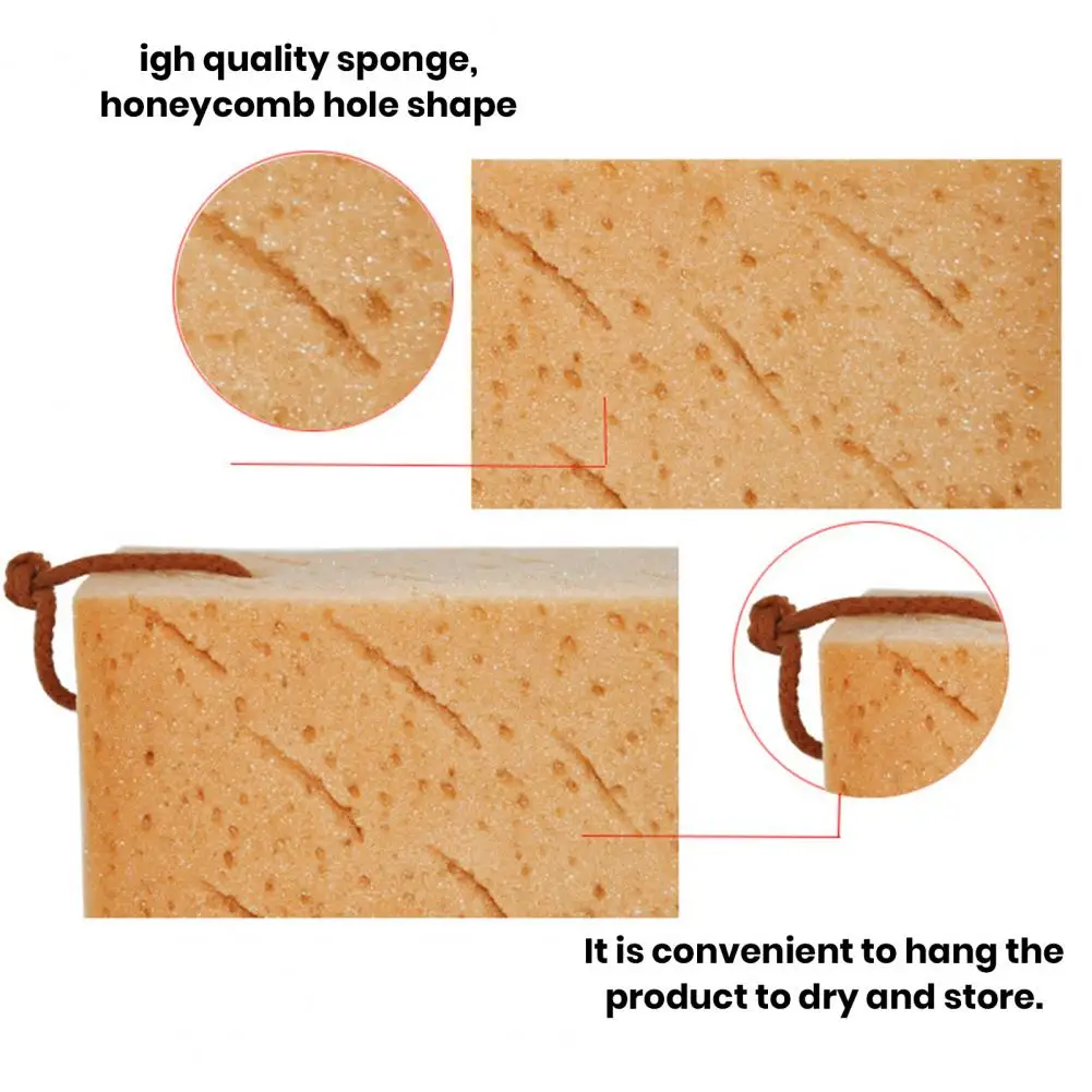 

Super Water Absorbent Car Sponge Super Water Absorbent Car Honeycomb Wash Sponge for Soft Auto Waxing Premium Coral Vehicle