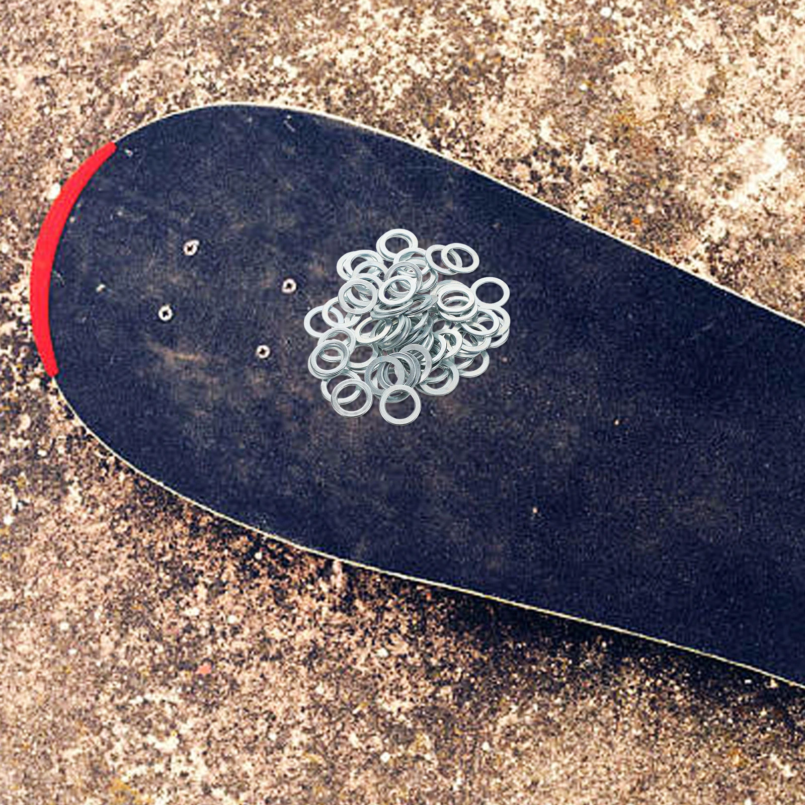 

Skateboard Washer Pad Bearings Axle Washers Accessories Spacers Bridge Replacements Protective Gaskets