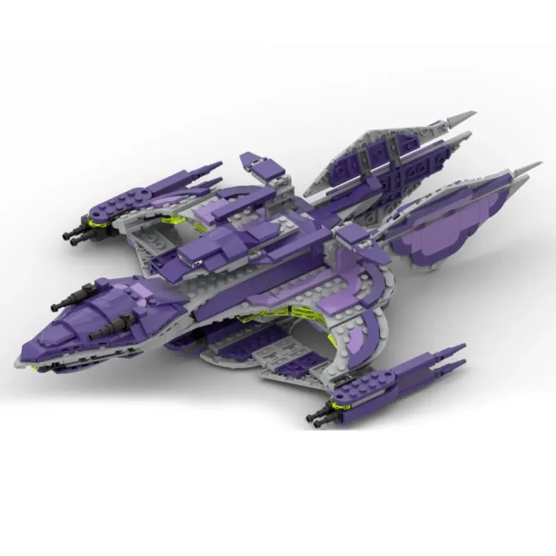 

New Anmie Babylon 5 White Star Spacecraft Building Block Model Toy Ornament Collection Building Block Model Toy For Kid Gift