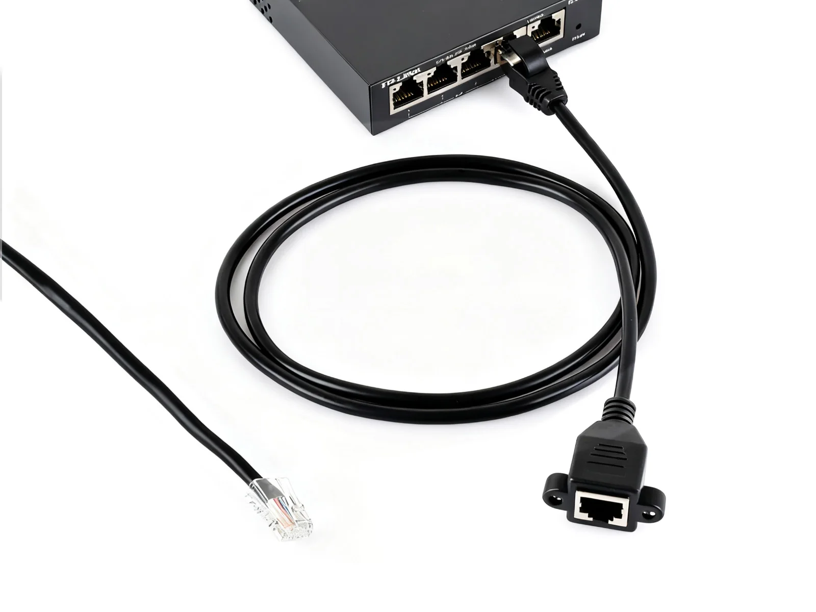 

Удлинительный кабель Ethernet Waveshare RJ45, защита от никелированного железного корпуса, обеспечивающая эффективную защиту помех