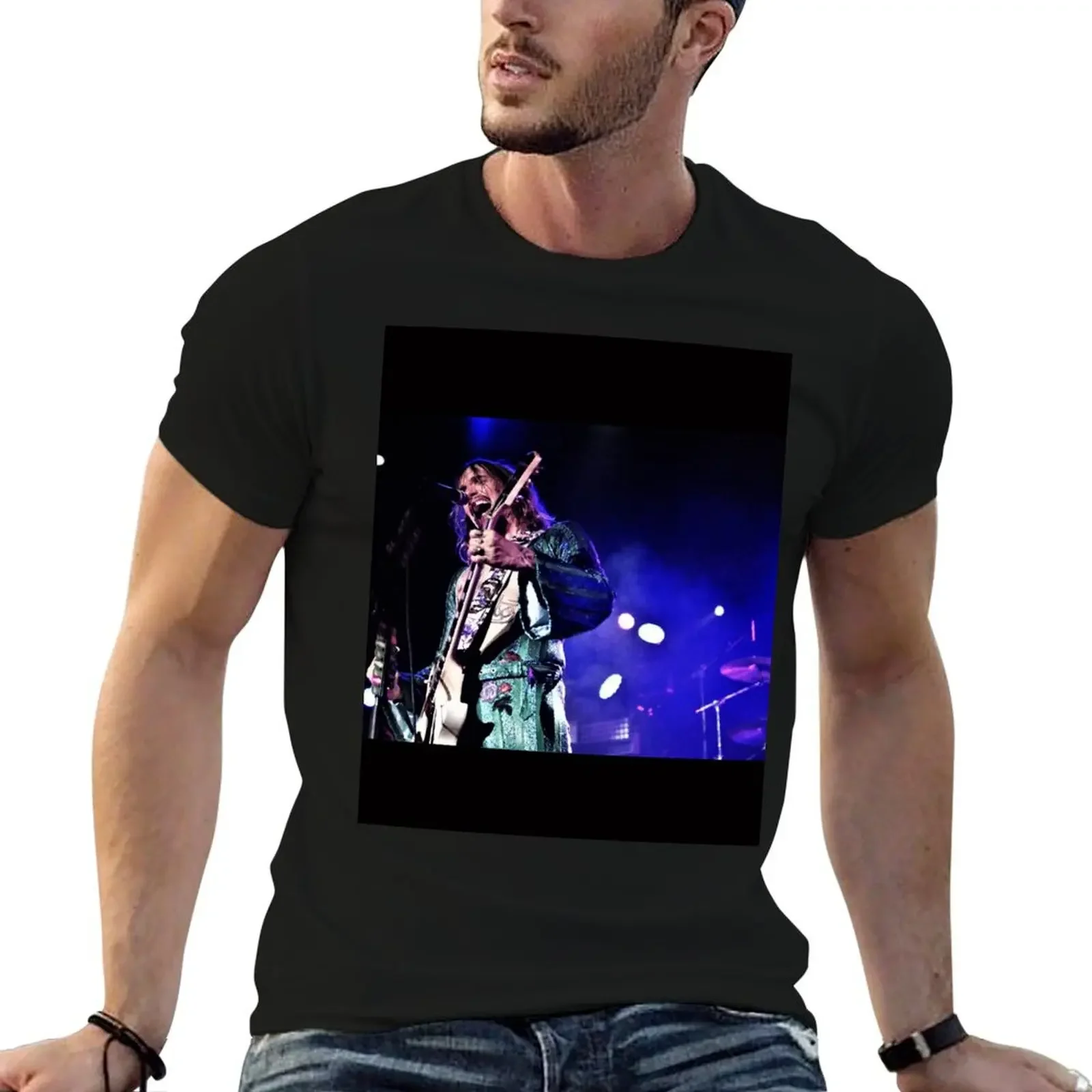 Justin Hawkins - The Darkness T-Shirt sweat tops graphic t shirt vintage t shirt for men