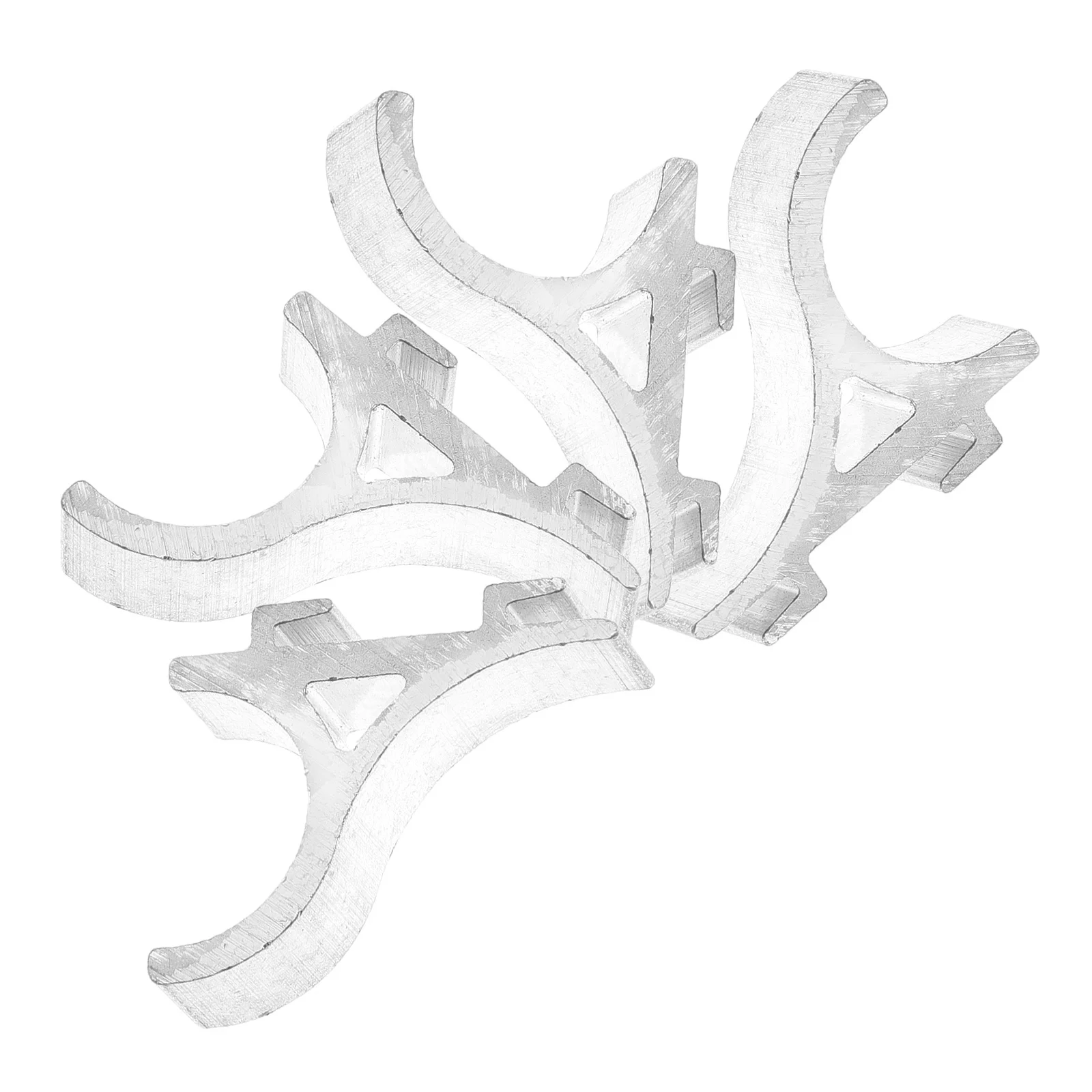 

4pcs Freezer Shelf Clips Metal Refrigerator Support Clamps For Cooler Rack Storage Shelf Support Clips Heavy Duty Fridge Clip