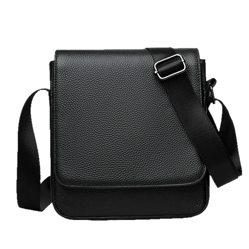 

New Business-style Men's Single-shoulder Bag, Stylish and Simple Cross-body Bag, Large-capacity Vertical Style Cross-body Bag