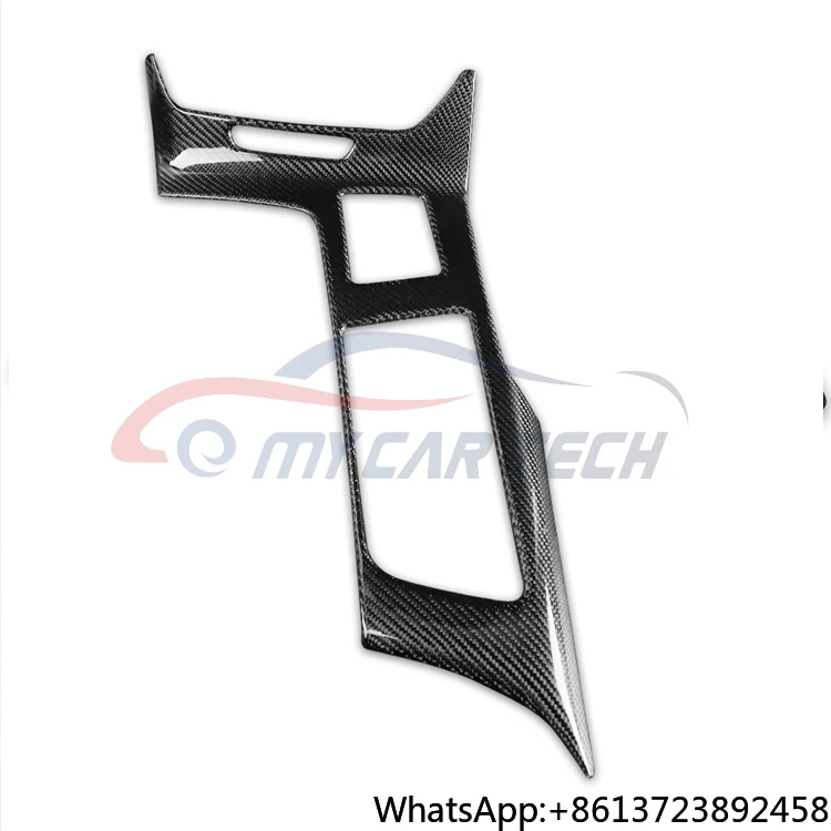 

For Chevrolet Corvette C7 2014-2019 Carbon Fiber Central Console Panel Cover Trim Sticker