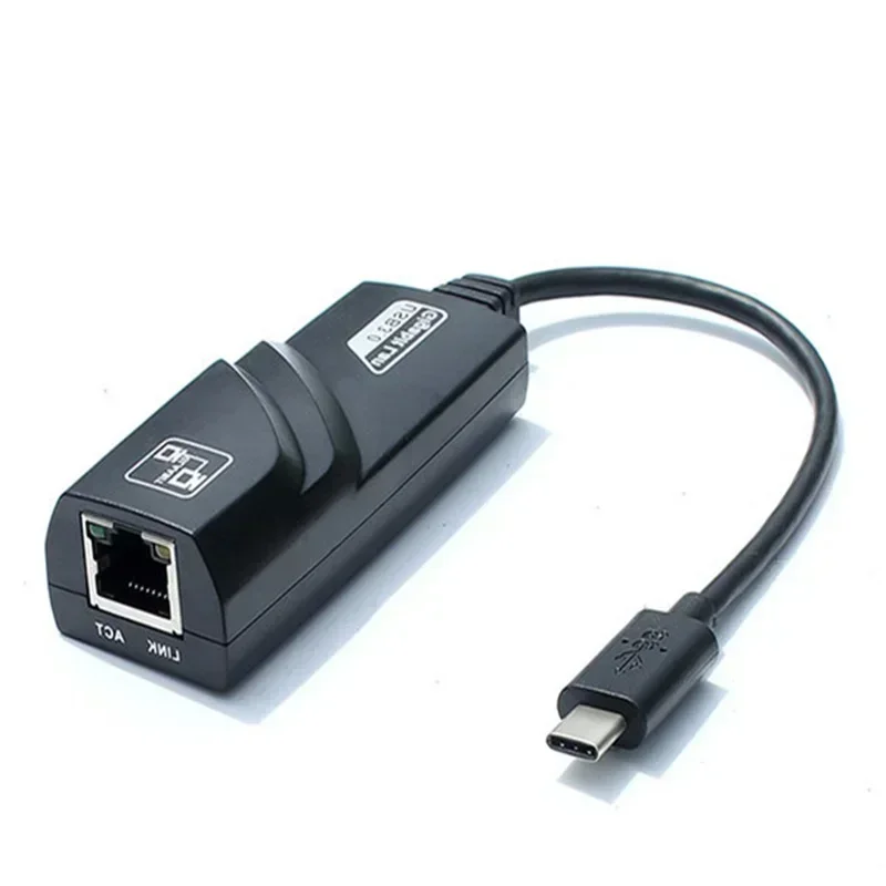 

Сетевая карта USB 3.0 Ethernet-адаптер Type-C к Gigabit Rj45 Lan 10/100/1000 Мбит/с USB2.0 Ethernet-адаптер для Windows10 ПК Ноутбук