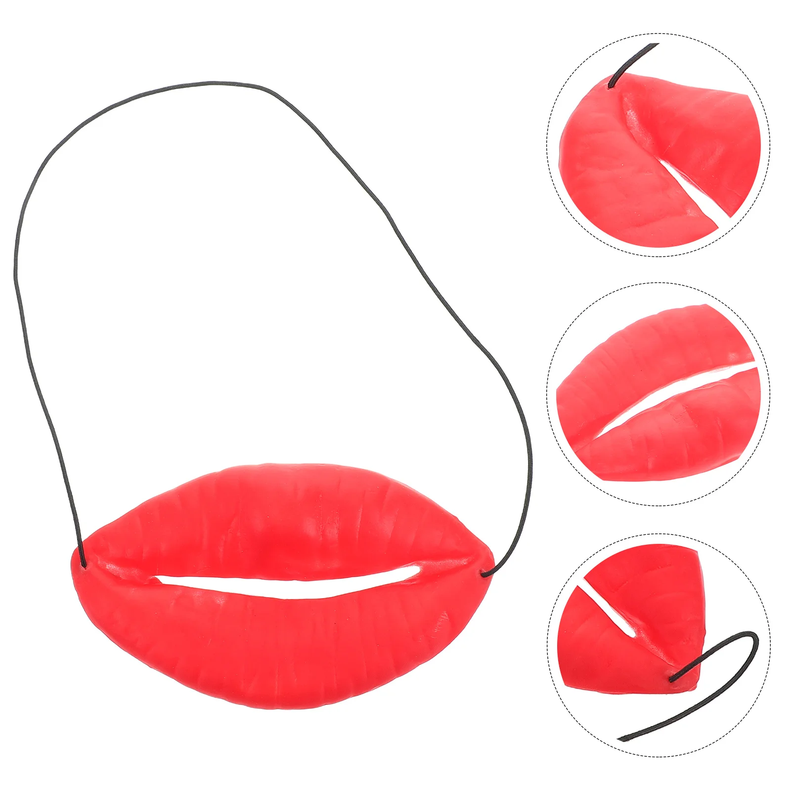 

Big Plastic Mouth Props Funny Red Lip Wedding Joking Game Groomsmen Prank Cosplay Party Supplies Facial