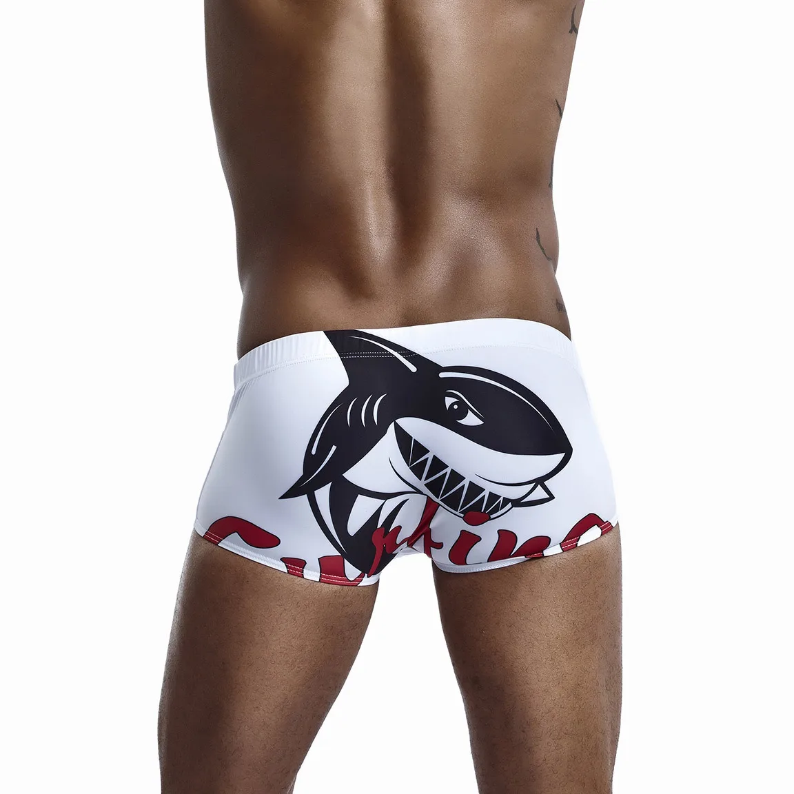 Shark Printing Men's Swimwear 2022 Sexy Summer Swimsuit Briefs Low Waist Bathing Suit Short Sport Swimming Trunks Beach Wear