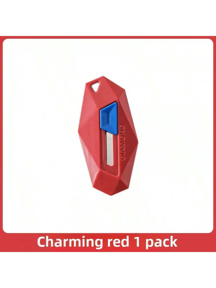 قاطع الصندوق الماسي لا يؤذي سكين المرافق الجديد سكين التسليم المسنن لوازم القطع قطع قطعة أثرية للتوصيل المفتوح