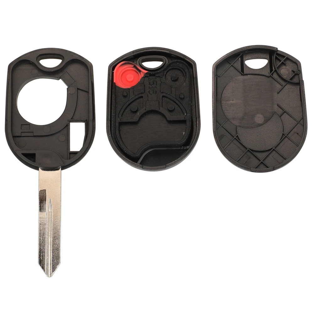 jingyuqin 3/4 Buttons CarRemote Key Shell Case For Ford Mercury Edge Escape Expedition Flex Fusion Mustang Taurus Fob Hu101 Fo38