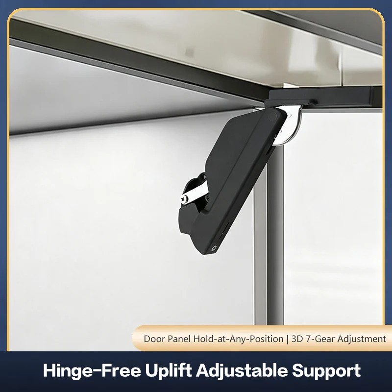 Lift Up Gas Spring Stay Support Rod For Cabinet Wardrobe Glass Door Hinge Free 3D Adjustable Soft Close Damping Heavy Duty