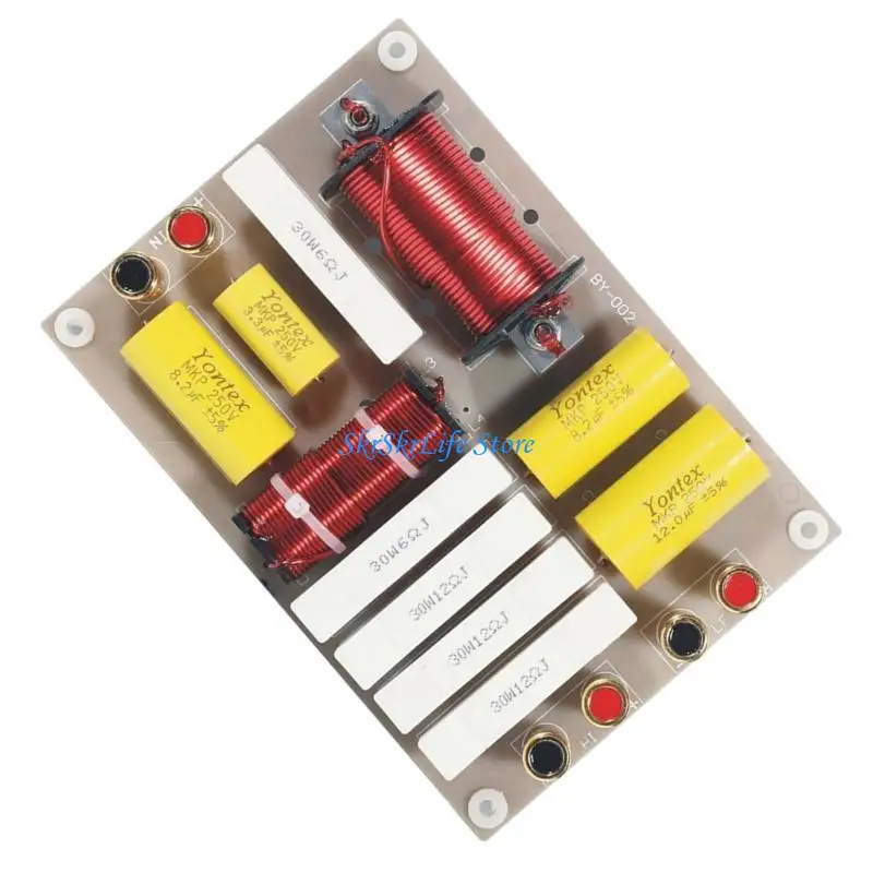 

E65E High Fidelitys 800W Frequency Divider Three/Two Way Crossover for Professional Stage Conference Speakers, Quality Sound