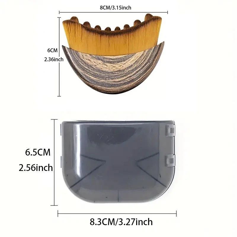 Facial Contouring Lymphatic Drainage Dry Brushing Tool for Jawline Sculpting Facial Massager Party Stage Makeup Skin Care