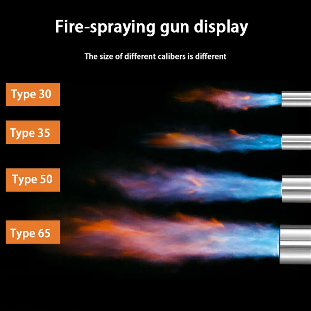 Liquefied Gas Fire Gun Wholesale Single-open Double-open Household Fire Gun Spray Gun Burning Pig Hair Heating Gas Burning