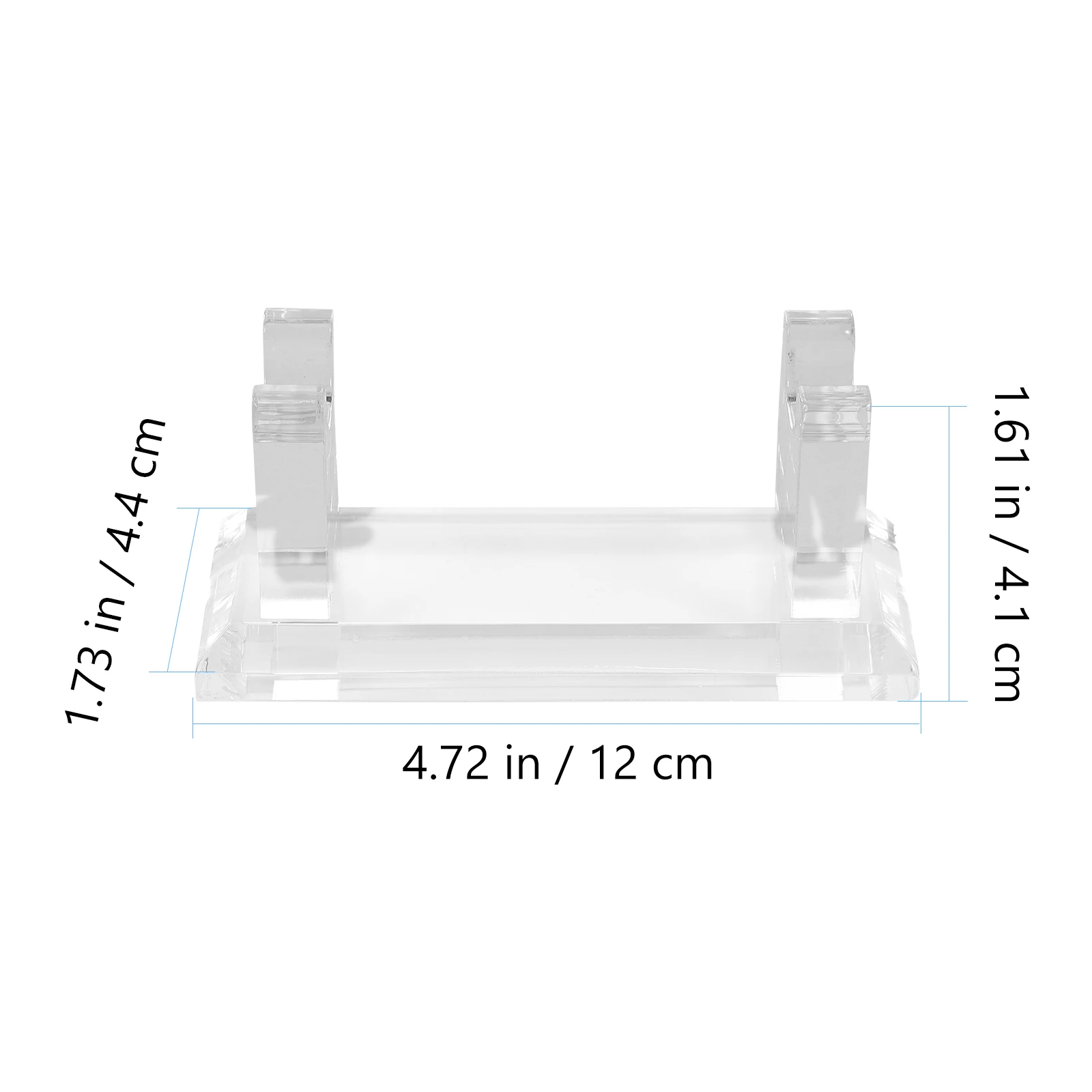 Acryl Stift Display Ständer Horizontale Rack für Lagerung Brunnen Stifte Halter Schreibtisch Zubehör Organizer Stift Ständer