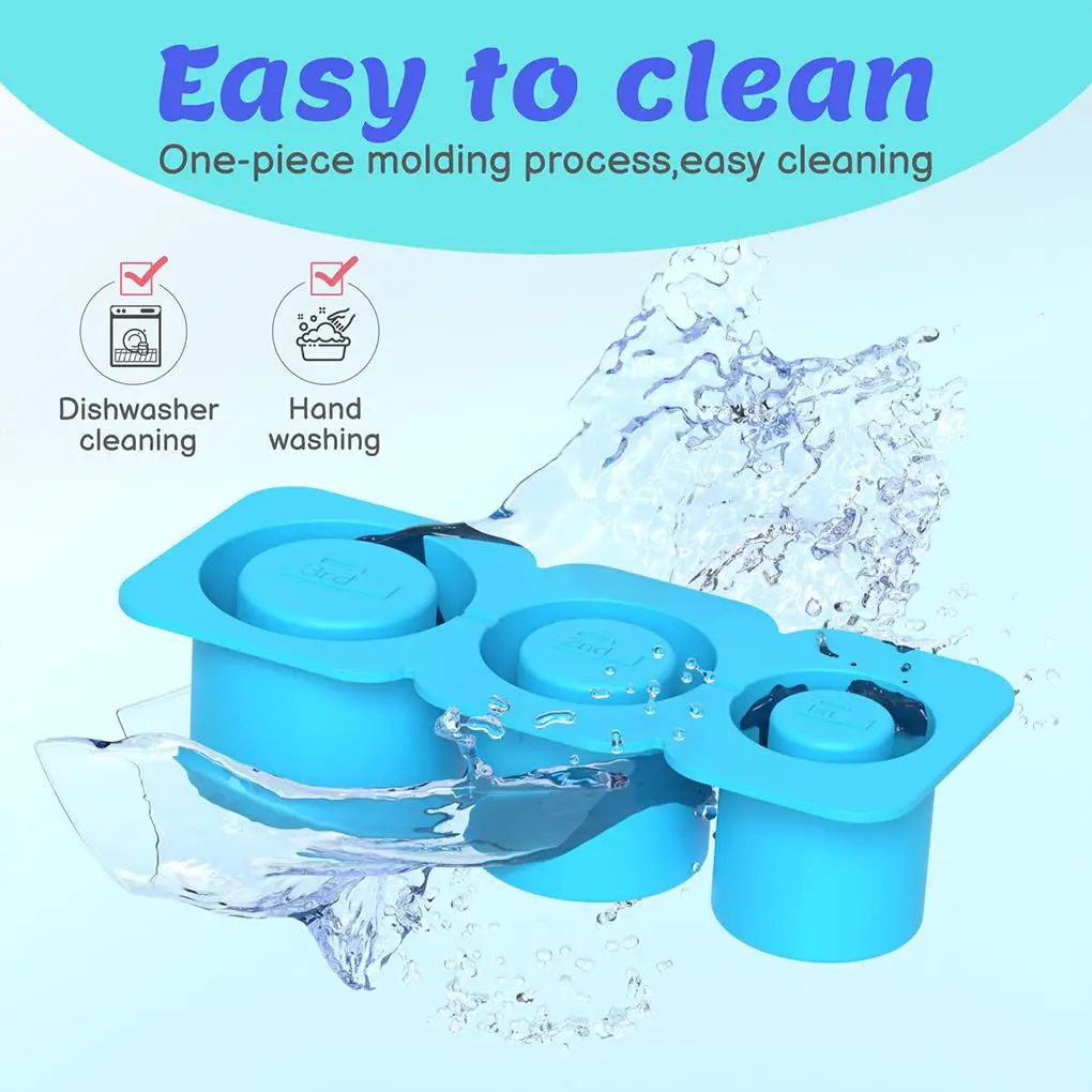 

Silicone Ice Cube Tray For Stanley Tumbler Sealed Detachable Cover Easy To 30oz/40oz Ice Drink Juice