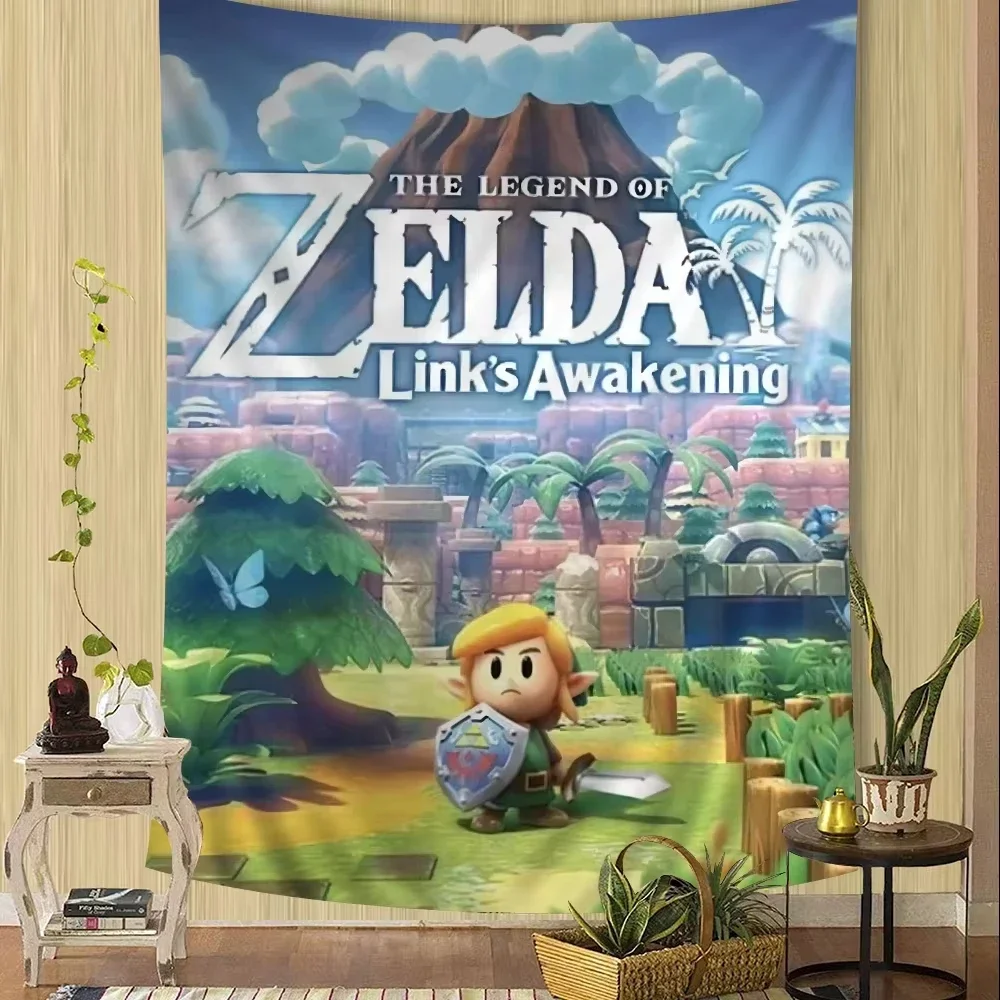 

Большой настенный гобелен The Legend Zelda, висящий в стиле хиппи, богемный настенный гобелен с мандалой, домашний декор, художественный эстетический настенный гобелен