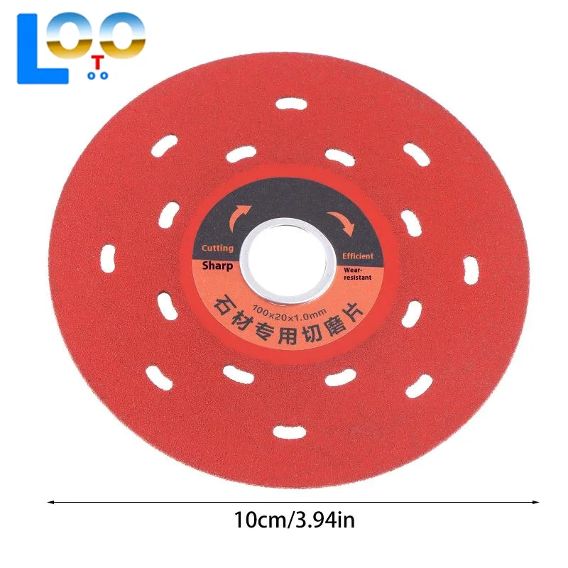Dischi abrasivi da taglio da 4 pollici 100 mm Lama per sega brasata sotto vuoto Lama per smerigliatrice per piastrelle per tubi in metallo, legno, PVC