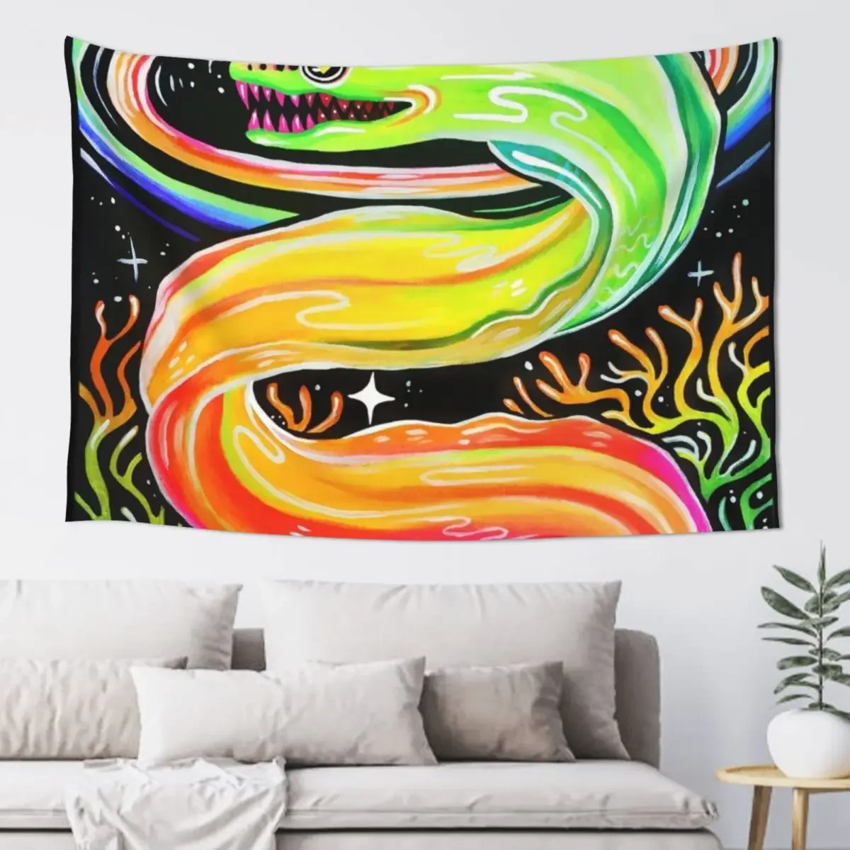 Eel Tapestry Living Room Decoration House Decorations Nordic Home Decor Room Decore Aesthetic Tapestry