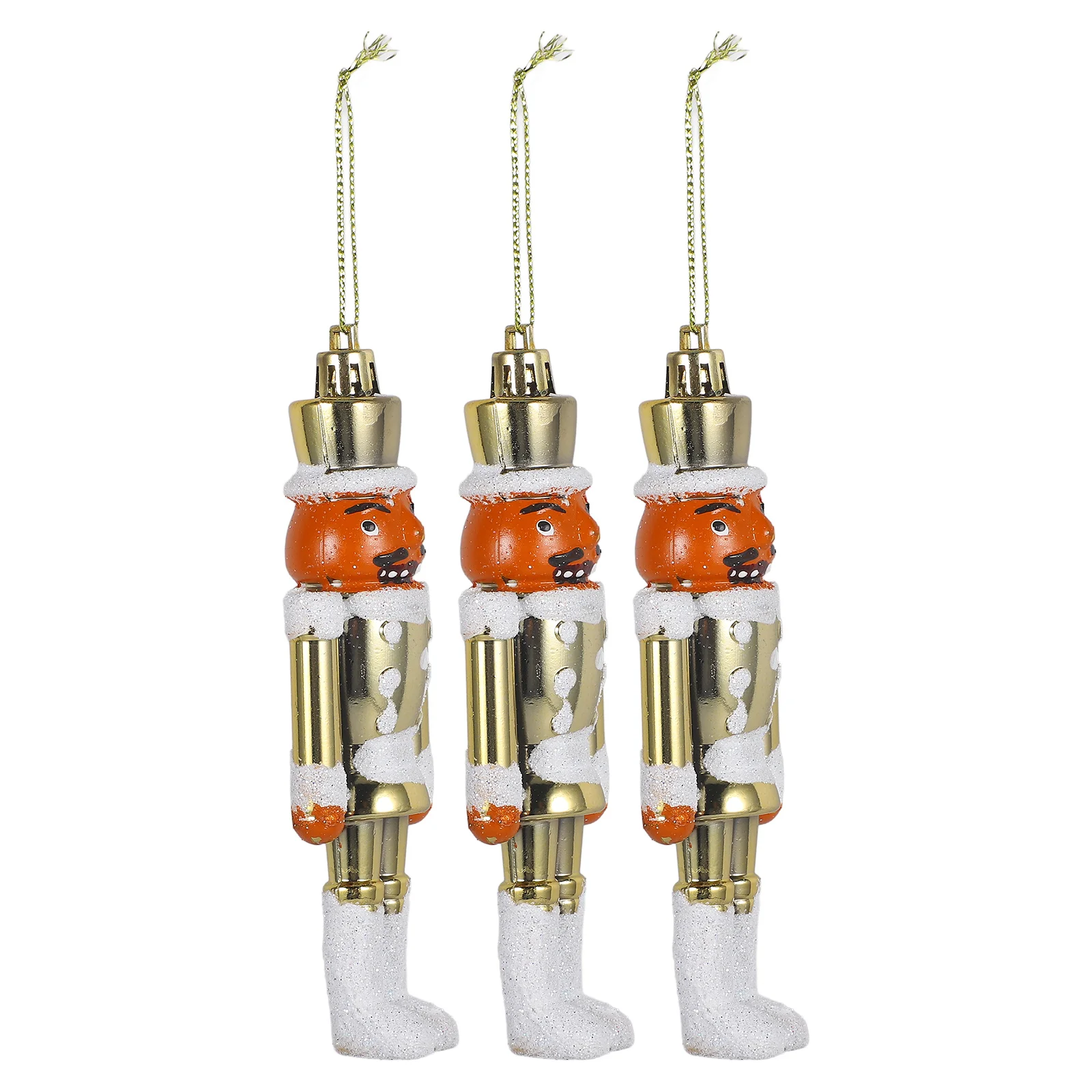 

3Pcs Nutcracker Hanging Ornament Christmas Decor with Chic Lovely Design for Tree Wall Door Backdrop Indoor Outdoor Holiday