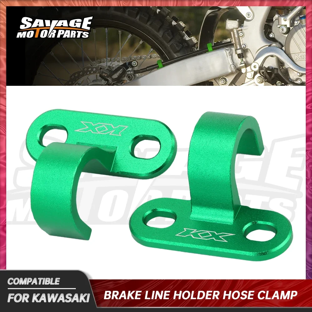 

For KAWASAKI KX 250/250F/250X KX125 Rear Brake Line Holder Hose Guide Clamp Motorcycle Parts Lines Cable Clamping Dirt Pit Bike