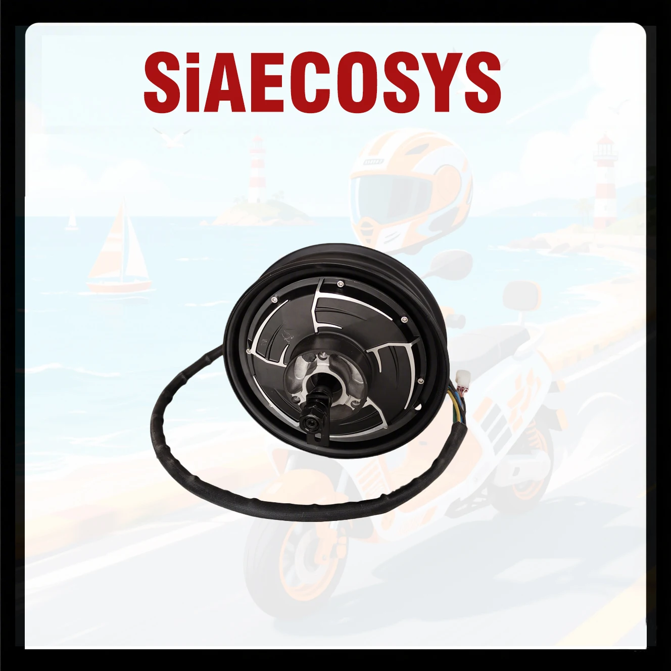 

QSMotor QS260 40H 3000W 12x3,5-дюймовый гоночный мотор-концентратор, 72V 110KM/H Track Proven, V4 BLDC для высокоскоростного электронного скутера