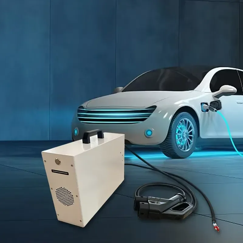 7KW EV Charger Box Fast Electric Power Portable Charging Station with Swipe Card Charging Method