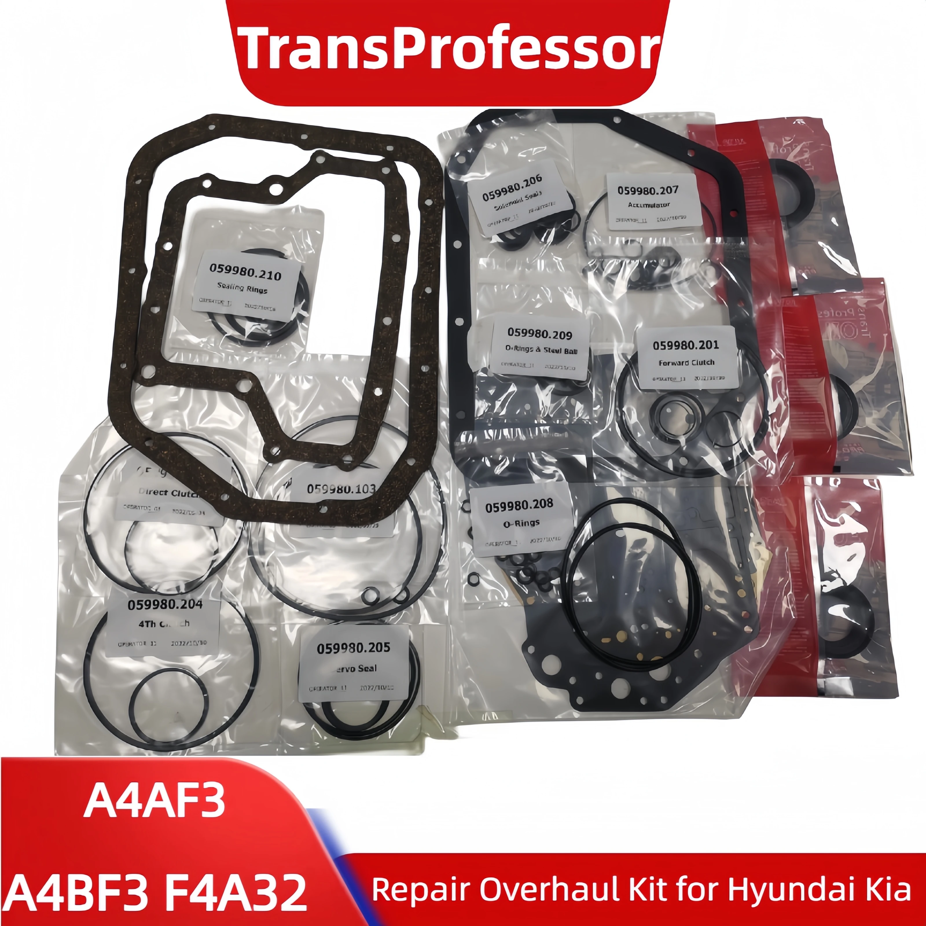 A4AF3 A4BF2 A4BF3 Transmission Repair Rebuild Overhaul Kit for Hyundai Kia ,TransProfessor Oil Seals Gaskets Car Accessories
