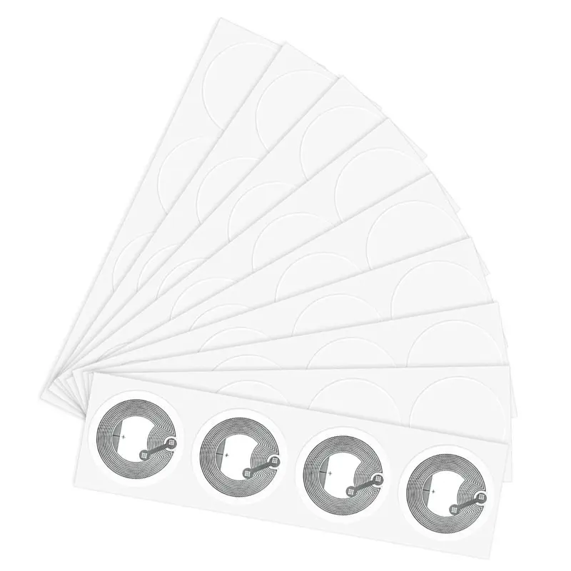 ملصقات علامات NFC قابلة لإعادة الكتابة على مدار 24 ساعة، 50 قطعة NTAG213 مستديرة، ذاكرة 137 بايت لمعظم الأجهزة التي تدعم NFC #2