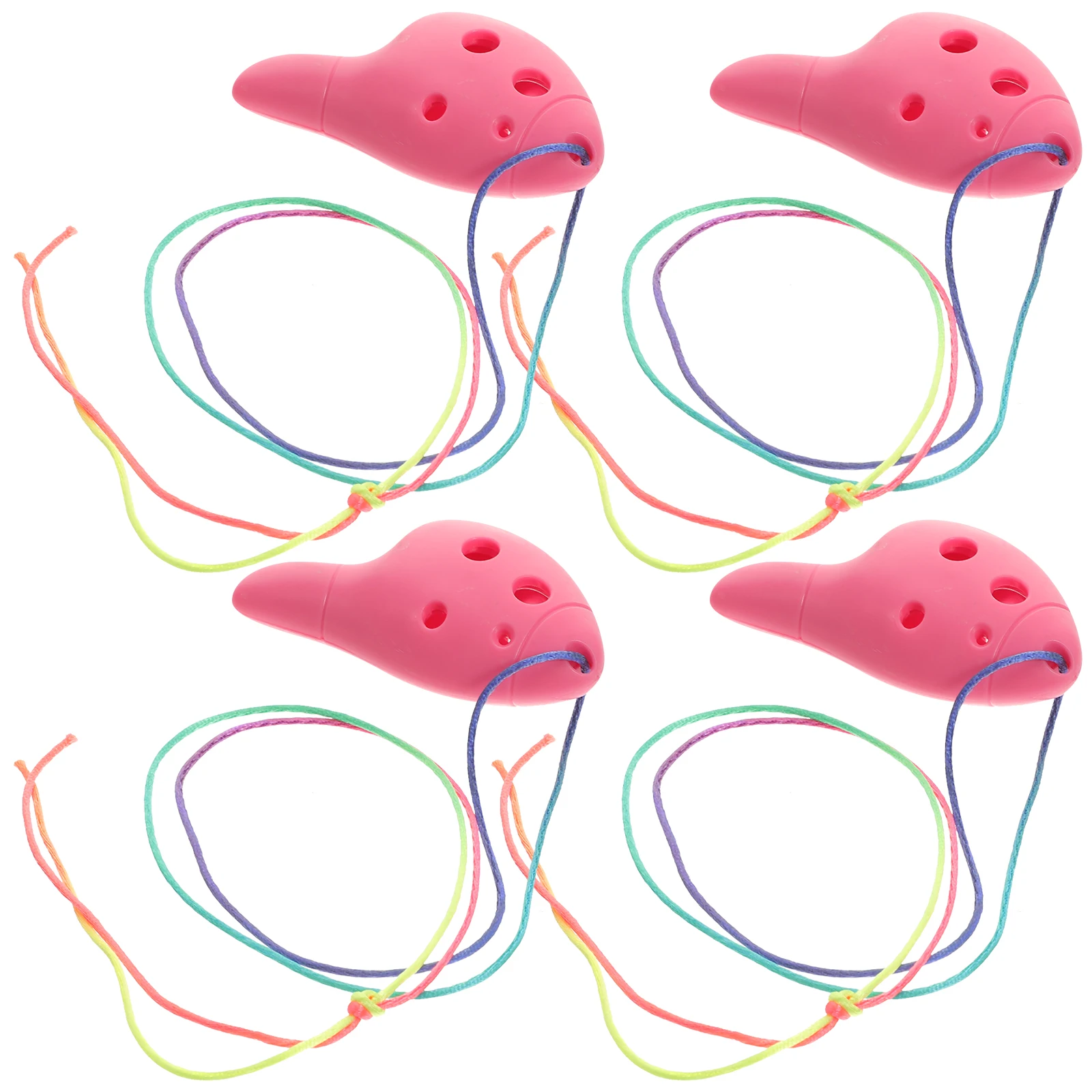 

4pcs Mini Ocarina Pcs Kids Musical Toy Beginner Instrument Portable Portable Ocarina Plastic ABS Lightweight